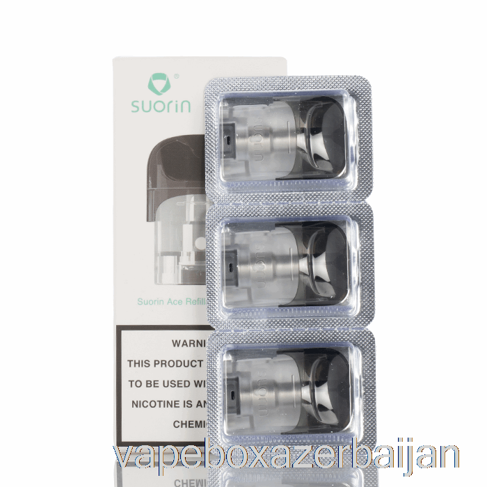 E-Juice Vape Suorin ACE Replacement Pods 2mL Refillable Pods